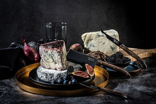 STYLE DE VIE Pjaustymas ir smulkinimas Sūrio peilių rinkinys LAGUIOLE Luxury Line by STYLE DE VIE, riešutmedis, 3 vnt.