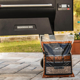 Traeger Kuras Medžio granulės TRAEGER, Karija (Hickory), 9 kg