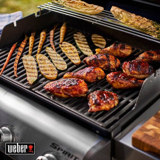 WEBER Dujiniai griliai Dujinis grilis Weber Spirit E-325S GBS, su papildomu degikliu, juoda