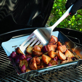 WEBER Indai Kvadratinis indas WEBER Deluxe, skirtas daržovėms kepti, 29 cm x 35 cm x 9 cm