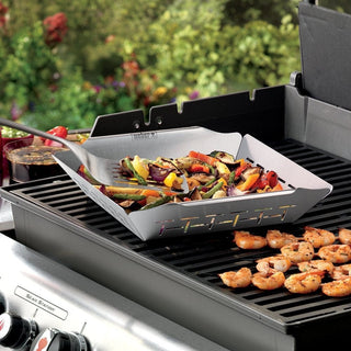 WEBER Indai Kvadratinis indas WEBER Deluxe, skirtas daržovėms kepti, 29 cm x 35 cm x 9 cm