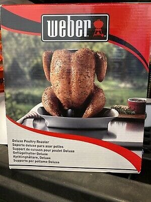 WEBER Dishes Roasting dish WEBER Deluxe Poultry Roaster, chickens, 26 x 21 x 11 cm