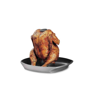 WEBER Indai Skrudinimo indas WEBER Deluxe Poultry Roaster, vištai, 26 x 21 x 11 cm
