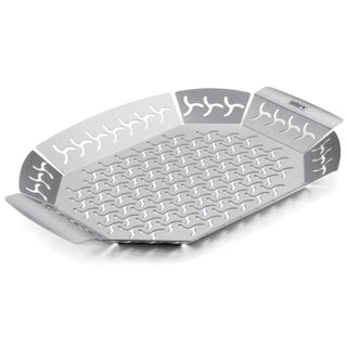 WEBER Indai Skrudinimo indas WEBER, L dydis, ovalus, 25,4 cm x 36,8 cm x 2,54 cm