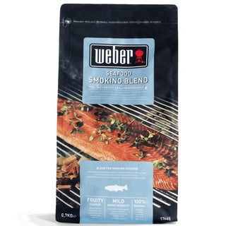 WEBER Rūkinimas Medžio drožlių mišinys jūros gėrybėms WEBER, 0,7 kg, 100 % natūralios