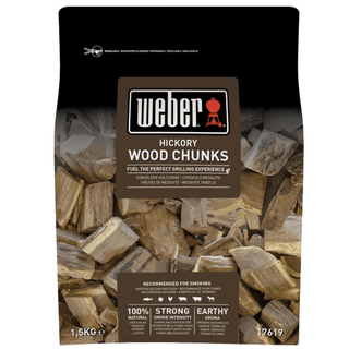 WEBER Rūkinimas Medžio gabaliukai WEBER Hickory (Karija), 1,5 kg