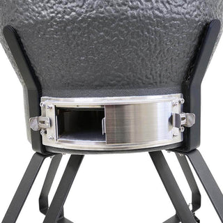 ZYLE Angliniai griliai Anglinis kamado grilis ZYLE Large KS, matinis pilkas, Ø 56 cm