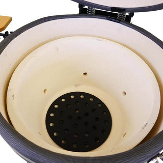 ZYLE Angliniai griliai Anglinis kamado grilis ZYLE Large KS, matinis pilkas, Ø 56 cm