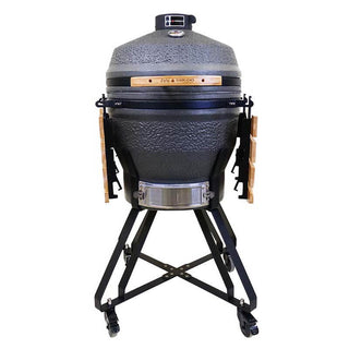 ZYLE Angliniai griliai Anglinis kamado grilis ZYLE Large KS, matinis pilkas, Ø 56 cm